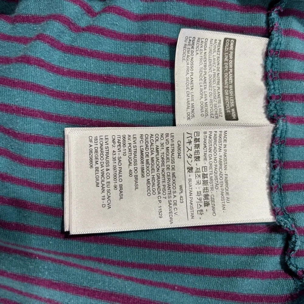 LEVI'S Red Tab Vintage T-shirt In Blue Stripe-blues